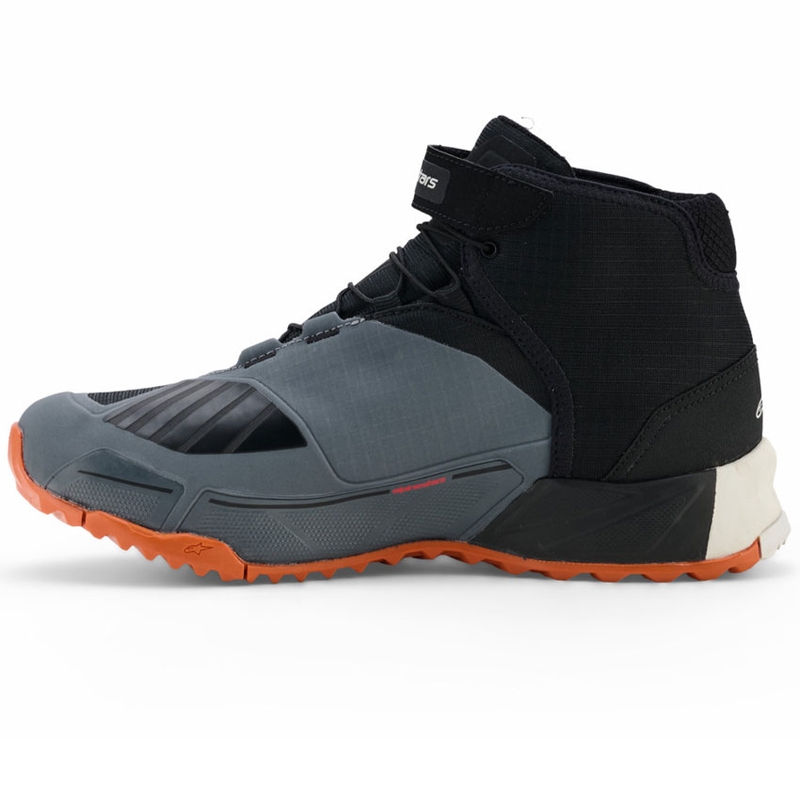 Alpinestars CR-X Drystar motociklističke čizme crno-tamno sive-narančaste