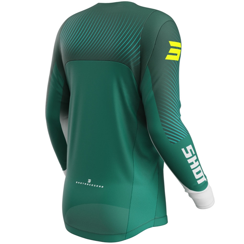 Motokros dres Shot Contact GP 26 zeleno-neonsko žuti