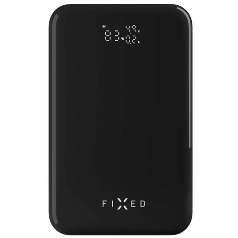 Power bank Fixed Zen 20 Pro s LCD zaslonom crne boje