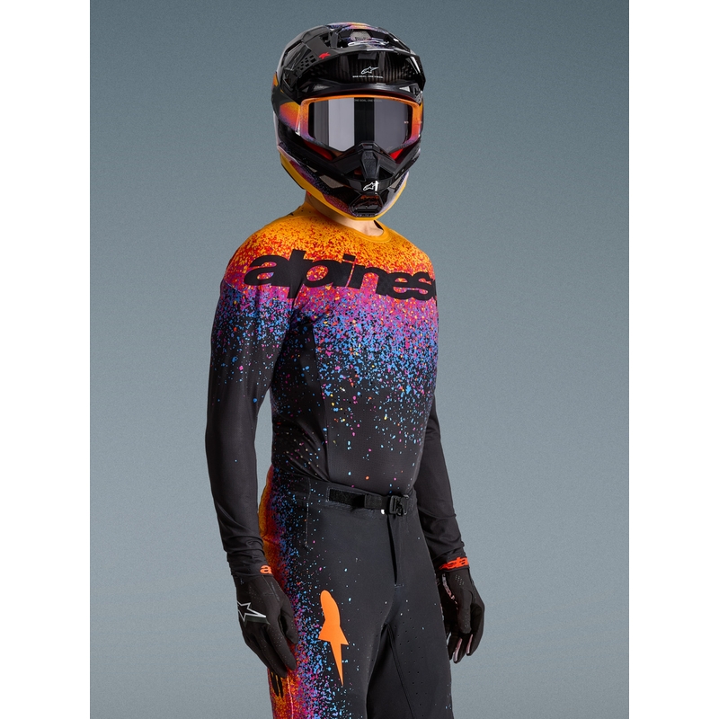 Alpinestars Supertech limitirano izdanje Black Hole motocross dres crne boje