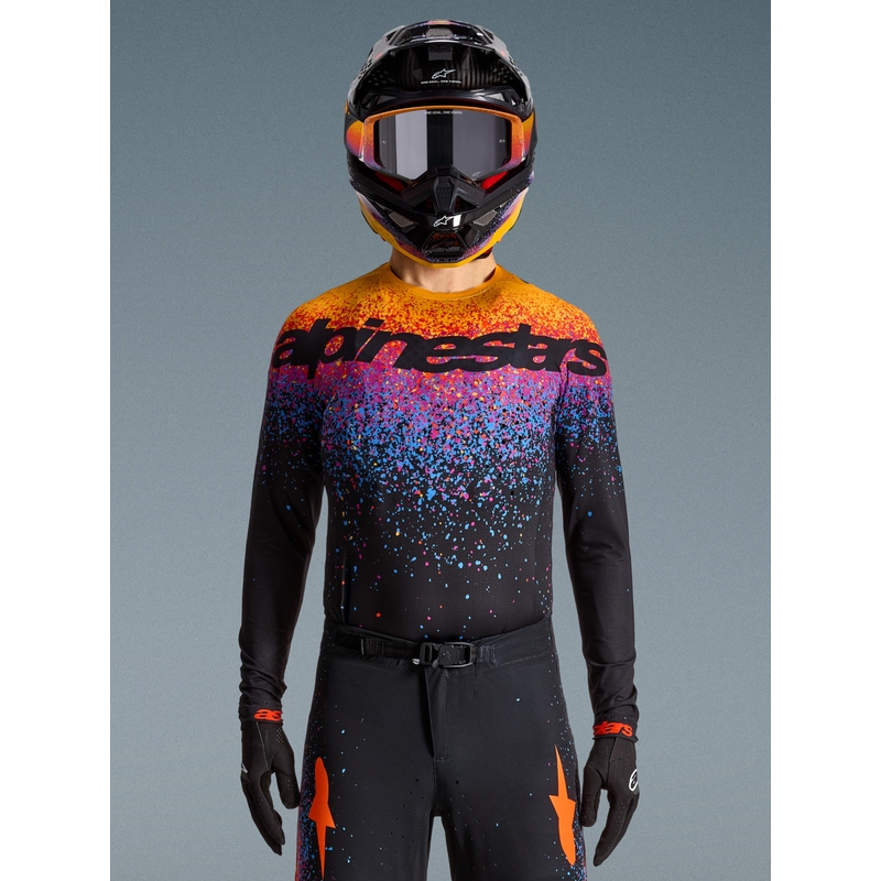 Alpinestars Supertech limitirano izdanje Black Hole motocross dres crne boje