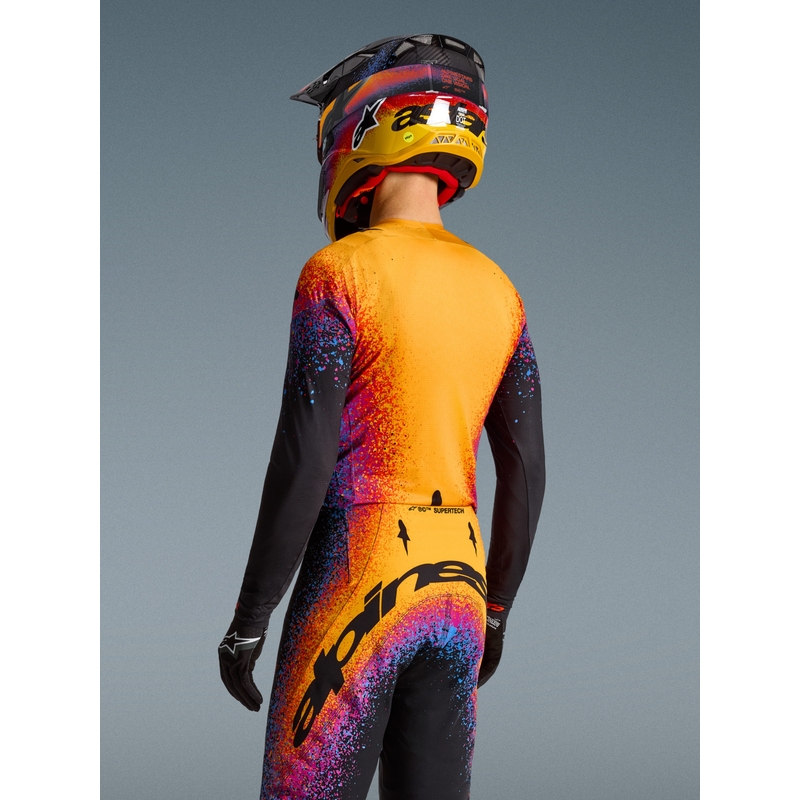 Alpinestars Supertech limitirano izdanje Black Hole motocross dres crne boje
