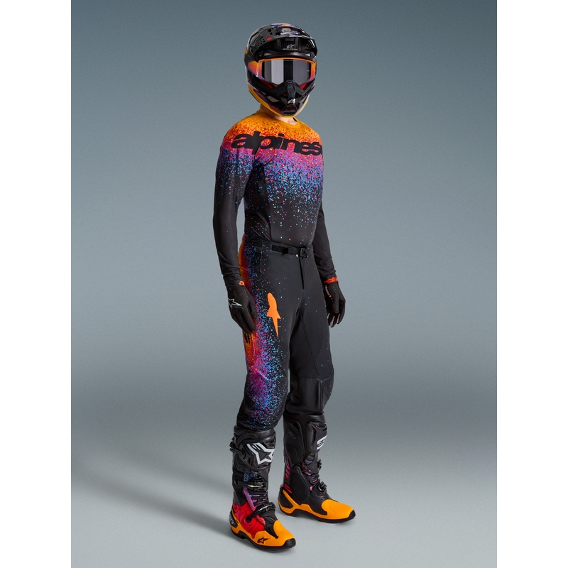 Alpinestars Supertech Limited Edition Black Hole motokros hlače - crne