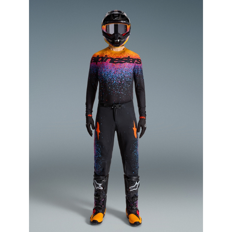 Alpinestars Supertech Limited Edition Black Hole motokros hlače - crne