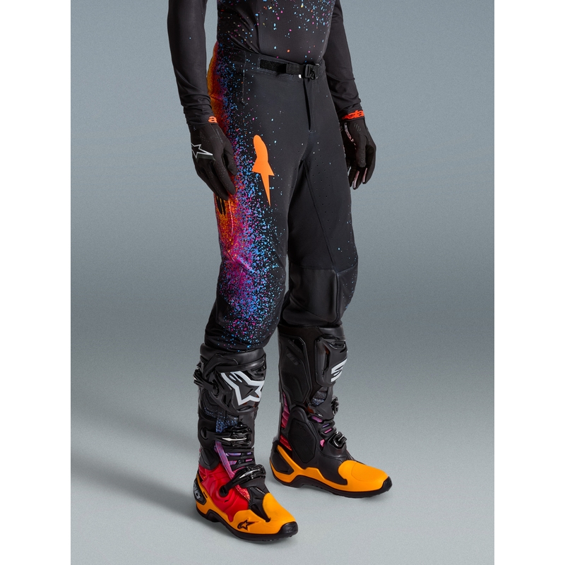 Alpinestars Supertech Limited Edition Black Hole motokros hlače - crne