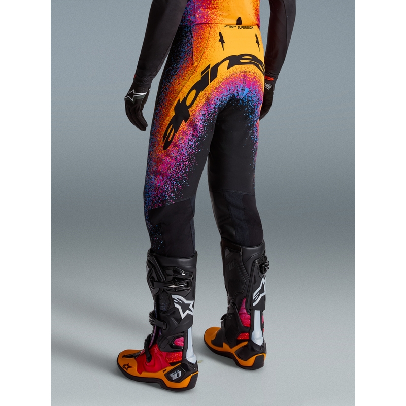 Alpinestars Supertech Limited Edition Black Hole motokros hlače - crne