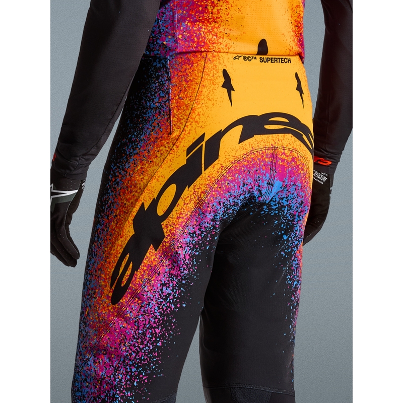 Alpinestars Supertech Limited Edition Black Hole motokros hlače - crne