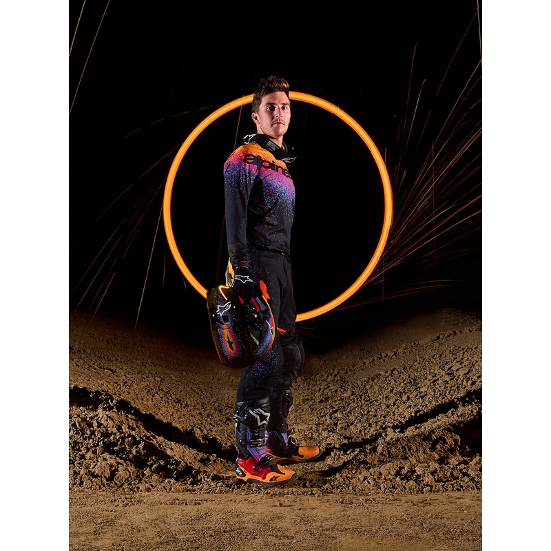 Alpinestars Supertech Limited Edition Black Hole motokros hlače - crne