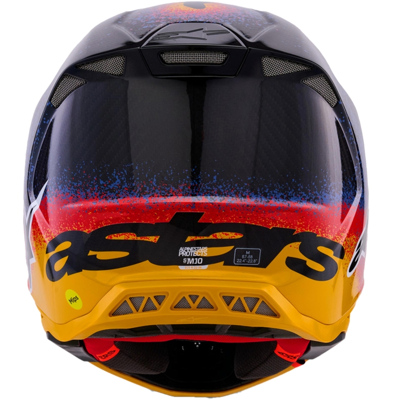 Alpinestars Supertech S-M10 limited edition motocross kaciga Black Hole crne boje
