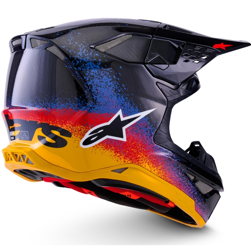 Alpinestars Supertech S-M10 limited edition motocross kaciga Black Hole crne boje
