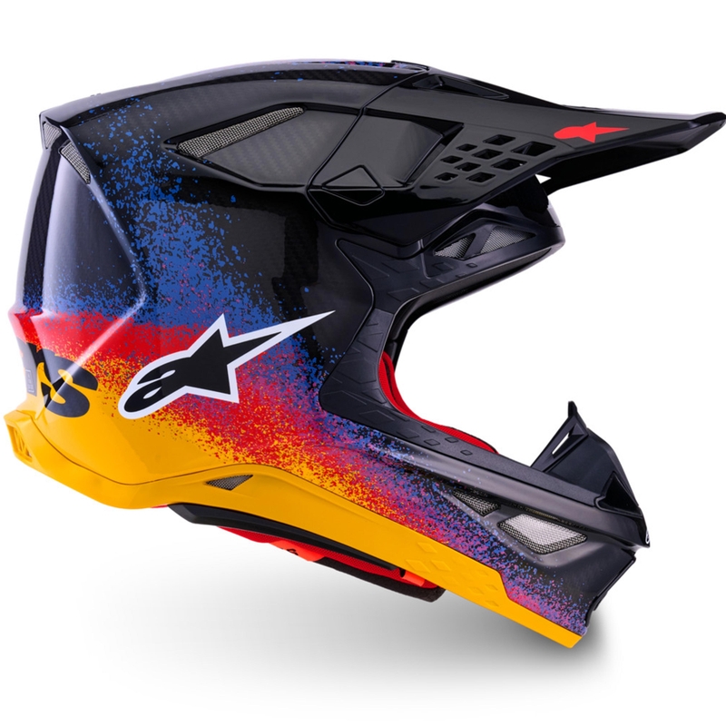 Alpinestars Supertech S-M10 limited edition motocross kaciga Black Hole crne boje