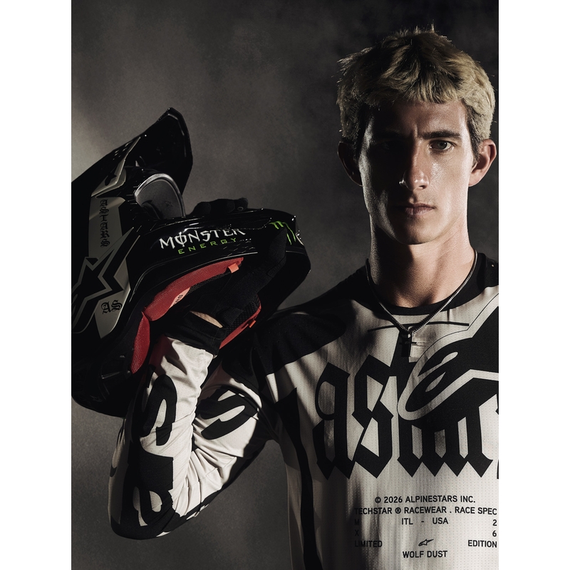 Alpinestars Techstar motokros dres ograničenog izdanja Wolf Dust boje pijeska i crne boje