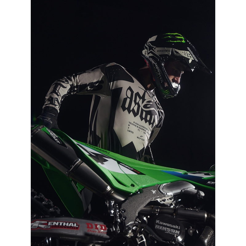 Alpinestars Techstar motokros dres ograničenog izdanja Wolf Dust boje pijeska i crne boje