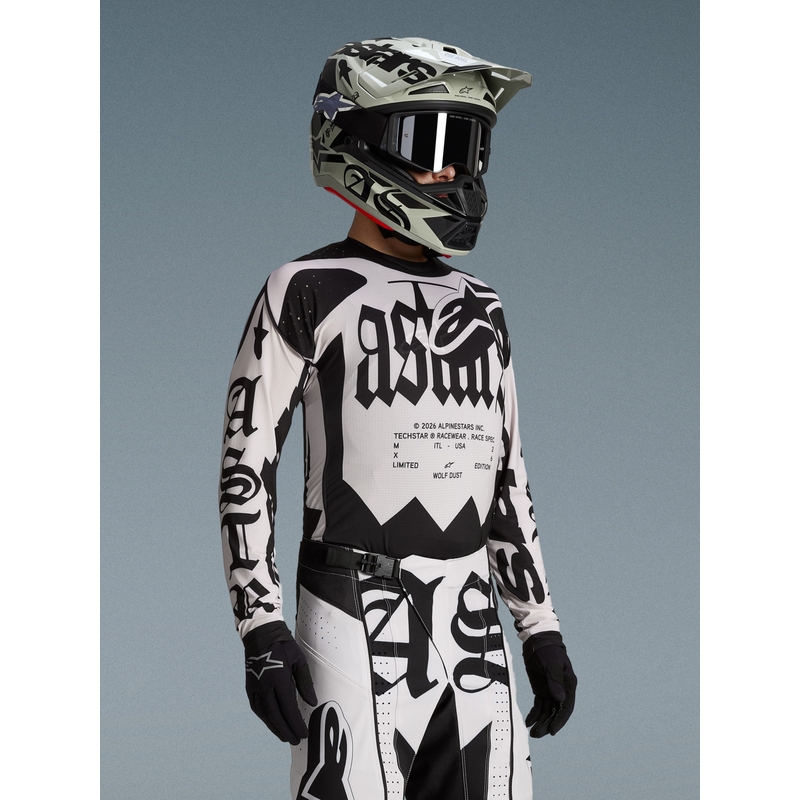 Alpinestars Techstar motokros dres ograničenog izdanja Wolf Dust boje pijeska i crne boje