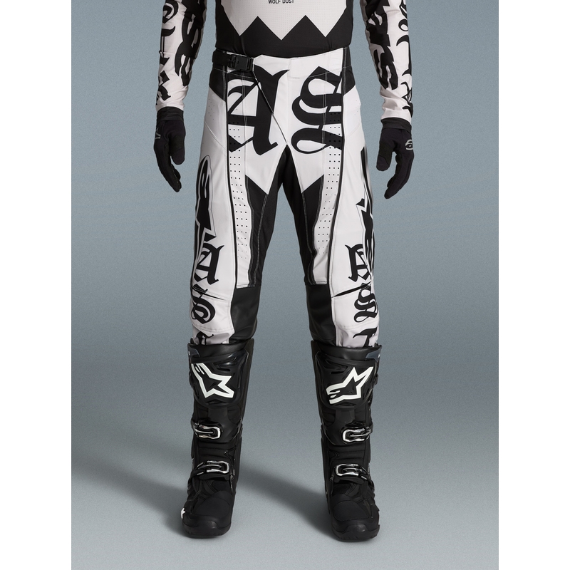 Alpinestars Techstar limited edition Wolf Dust motocross hlače pješčano-crne boje