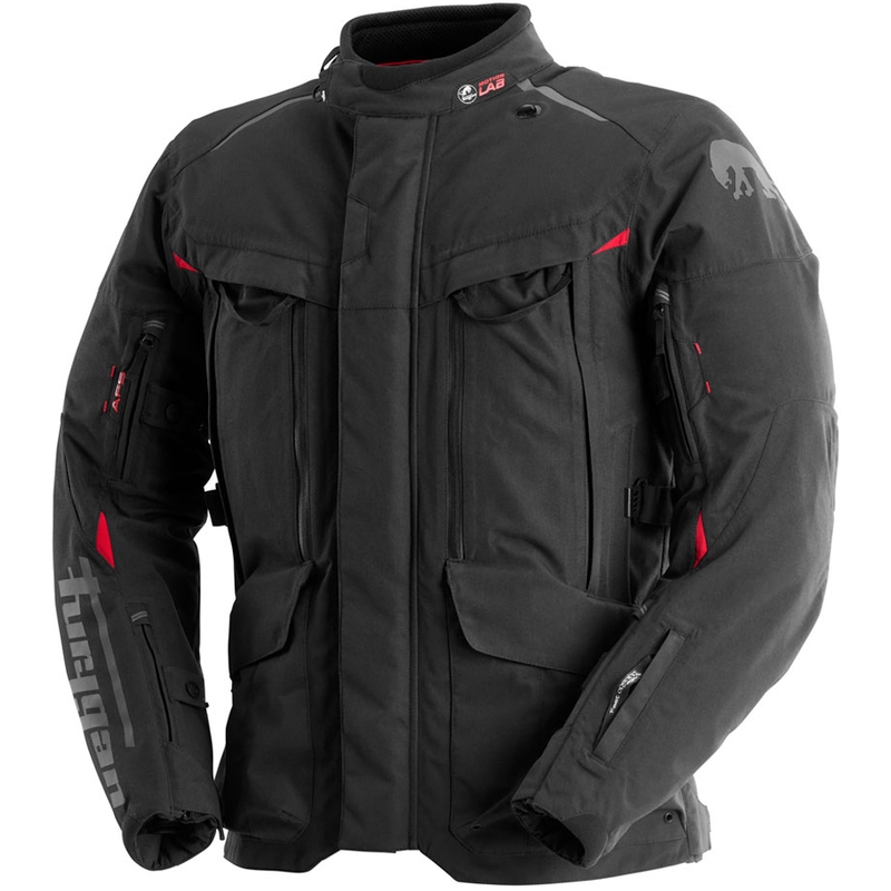Furygan CHALLENGER 3C PRIMALOFT® motociklistička jakna crno-crvena