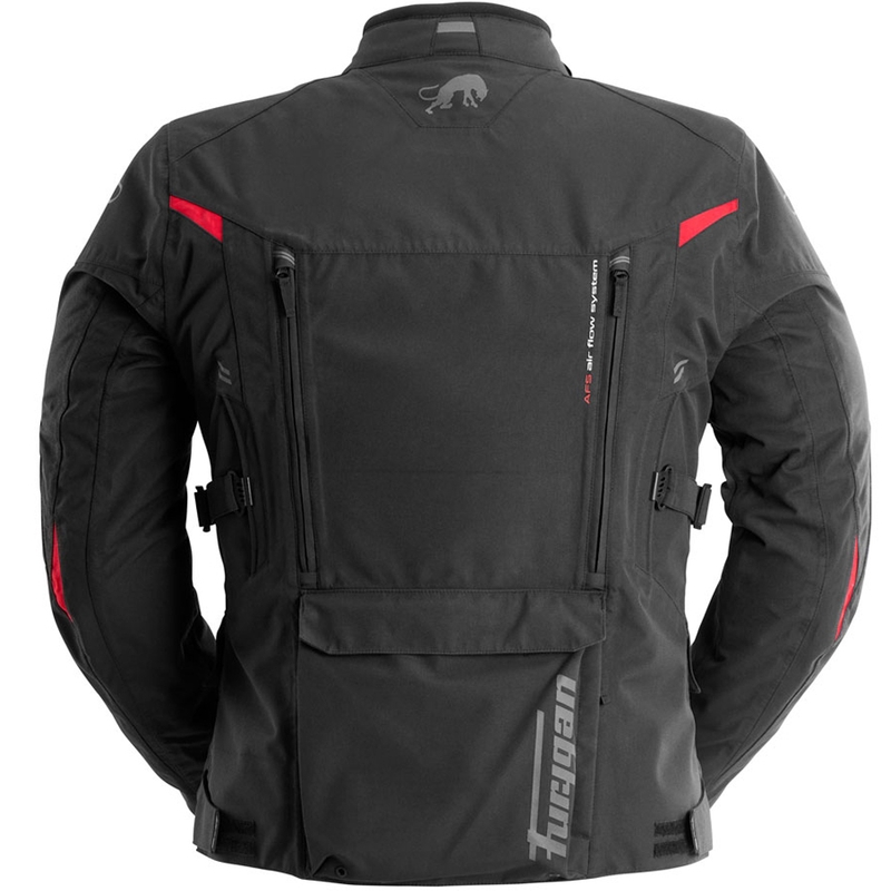 Furygan CHALLENGER 3C PRIMALOFT® motociklistička jakna crno-crvena