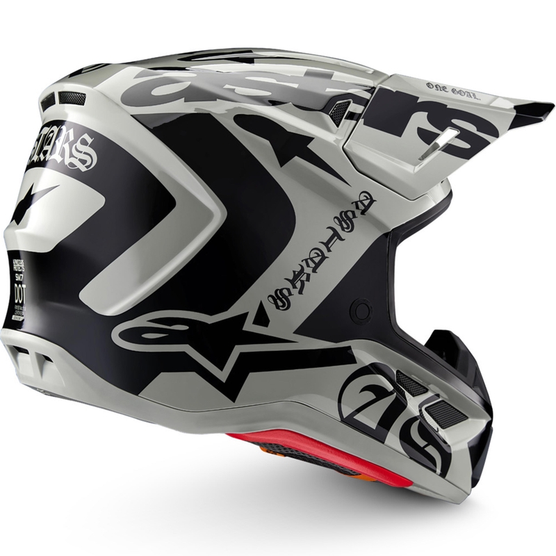 Alpinestars Supertech S-M7 kaciga za motokros ograničenog izdanja Wolf Dust boje pijeska i crne boje