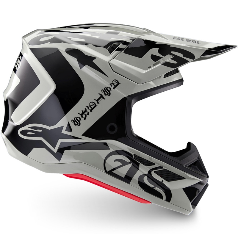 Alpinestars Supertech S-M7 kaciga za motokros ograničenog izdanja Wolf Dust boje pijeska i crne boje