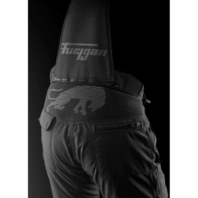 Furygan Redington 3C PRIMALOFT® motociklističke hlače crne boje