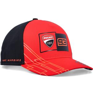Ducati Corse Marc Marquez 93 Box Logo kapa crno-crvena