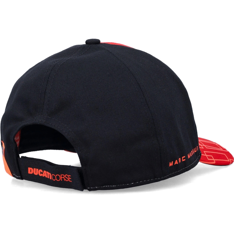 Ducati Corse Marc Marquez 93 Box Logo kapa crno-crvena