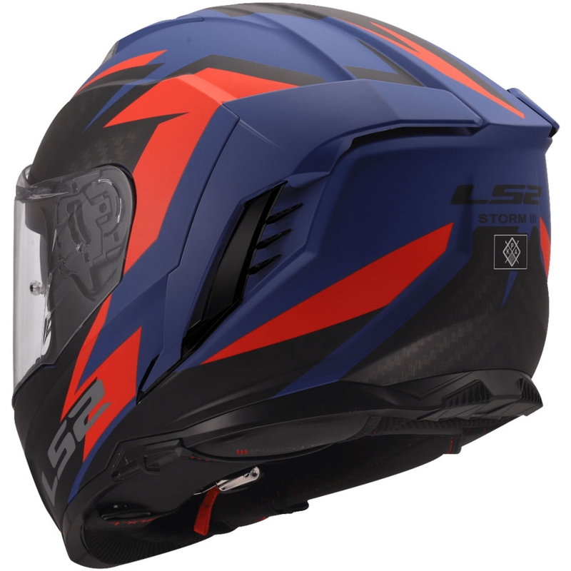 Integralna motociklistička kaciga LS2 FF818 Storm III Dynamo plavo-crvena