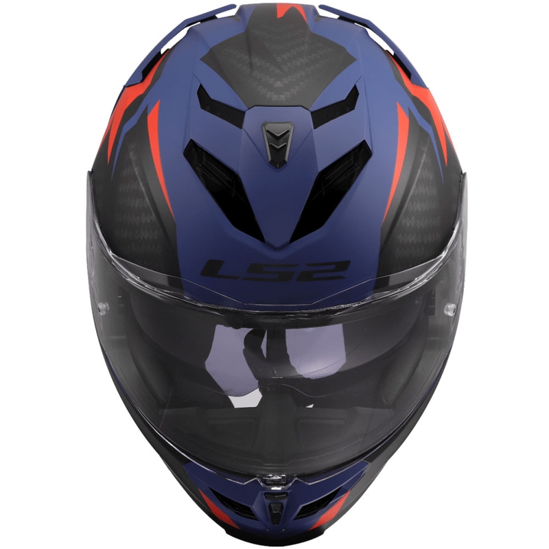 Integralna motociklistička kaciga LS2 FF818 Storm III Dynamo plavo-crvena