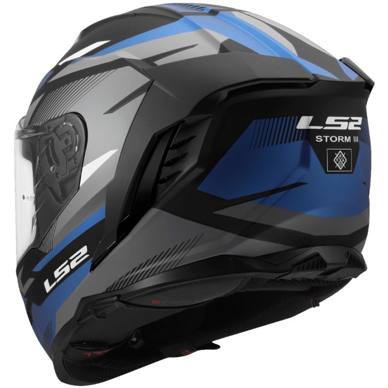 Integralna motociklistička kaciga LS2 FF818 Storm III Komai crno-plava