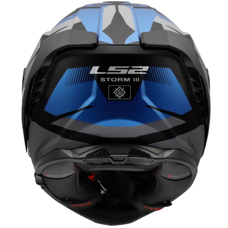 Integralna motociklistička kaciga LS2 FF818 Storm III Komai crno-plava