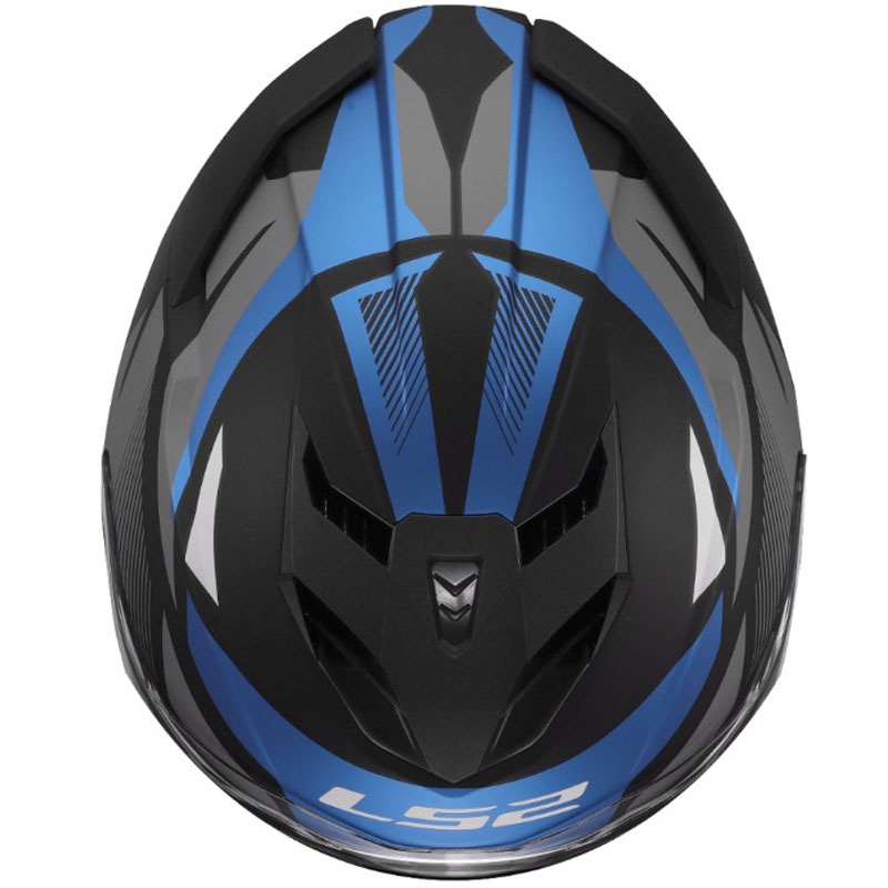Integralna motociklistička kaciga LS2 FF818 Storm III Komai crno-plava