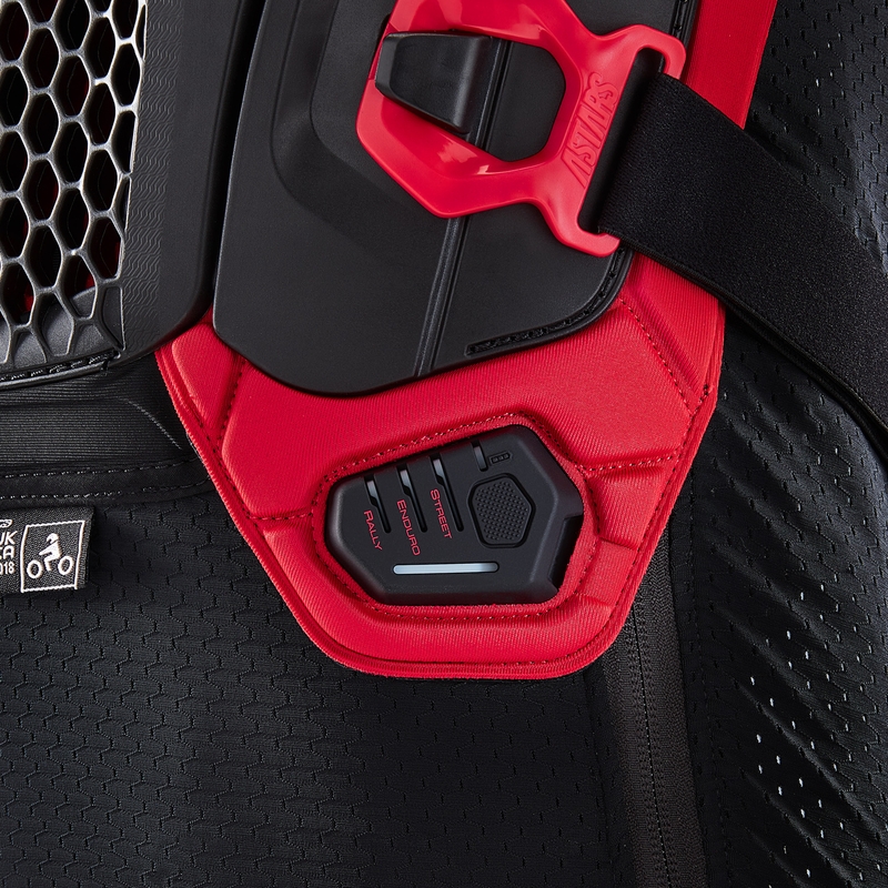 Alpinestars TECH-AIR®OFF-ROAD sustav prsluk za motocikle s zračnim jastukom crno-crveni