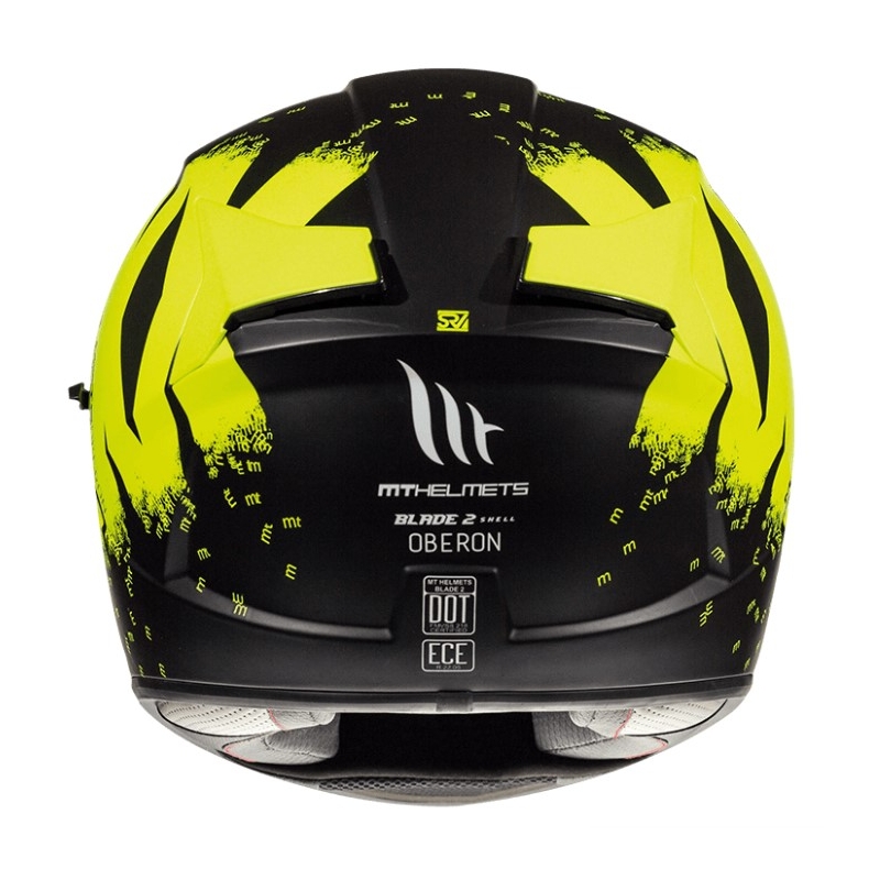 Integralna motoristička kaciga MT Blade 2 SV Oberon crna-fluo žuta rasprodaja