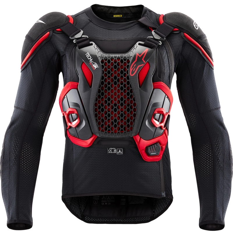 Alpinestars TECH-AIR®OFF-ROAD sustav prsluk za motocikle s zračnim jastukom crno-crveni