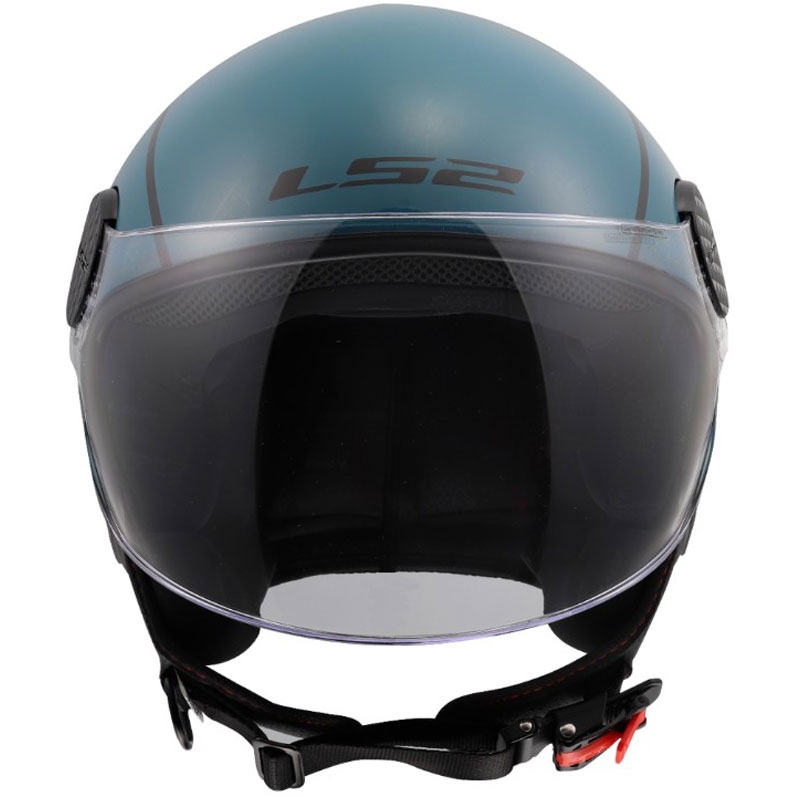 Otvorena motociklistička kaciga LS2 OF558 Sphere Lux II Minimum tamnoplavo-zelena