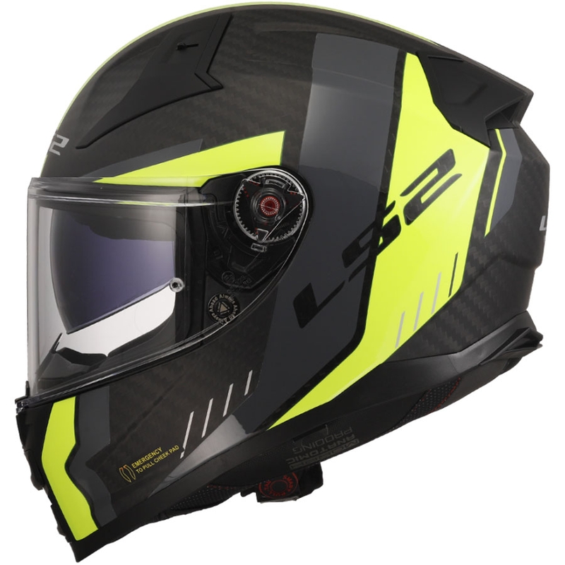 Integralna motociklistička kaciga LS2 FF811 Vector II C Grid 06 mat HV žuta