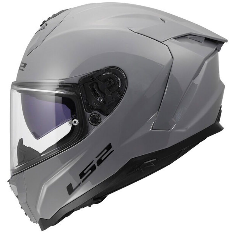 Integralna motociklistička kaciga LS2 FF817 Challenger II, jednobojna, sjajno siva