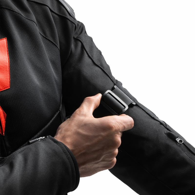 Rebelhorn Vandal 2 Air motociklistička jakna crno-crvena