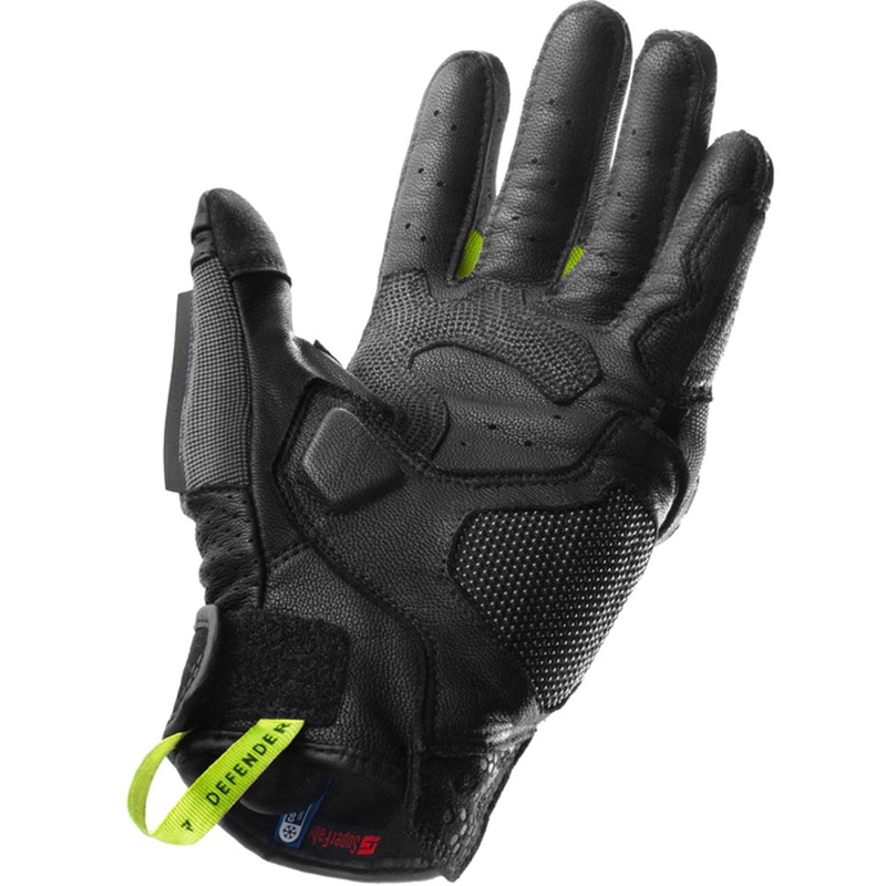 Rebelhorn Defender motociklističke rukavice crno-sive-fluo žute