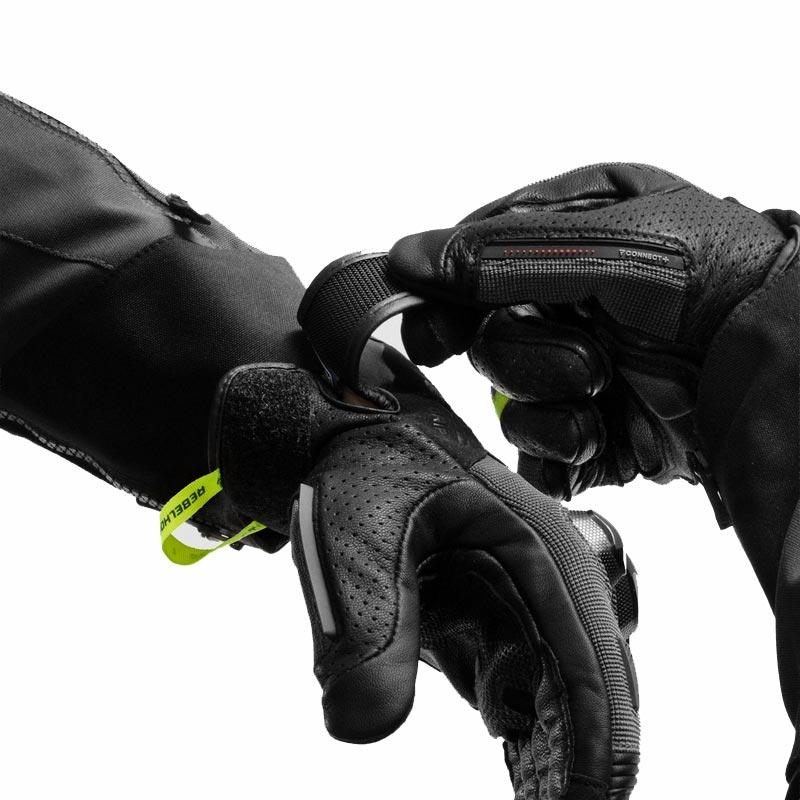 Rebelhorn Defender motociklističke rukavice crno-sive-fluo žute