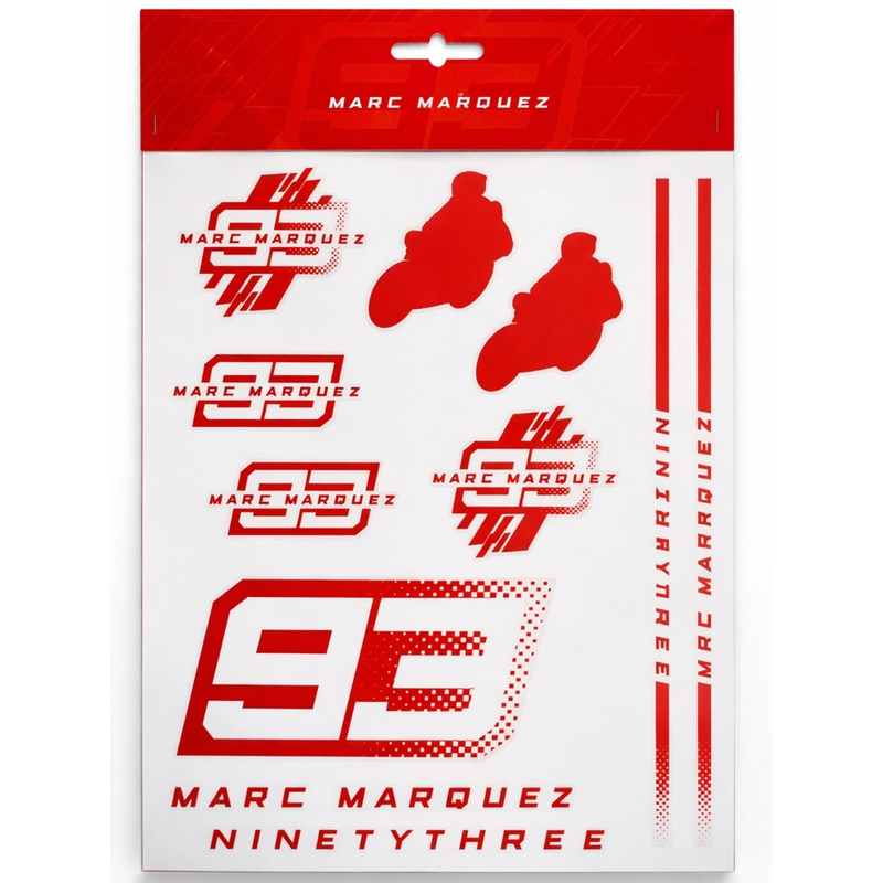 Ducati Marc Marquez velike naljepnice MM93 crvene