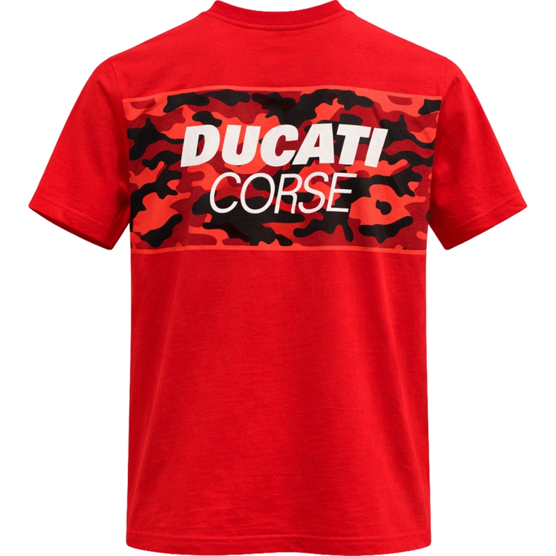 Ducati Corse CAMU majica kratkih rukava crvena