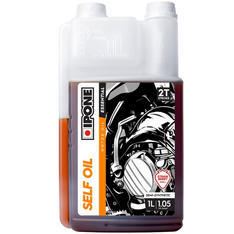 Benzinsko ulje Ipone Self Oil 2T s dozatorom 1 l jagoda