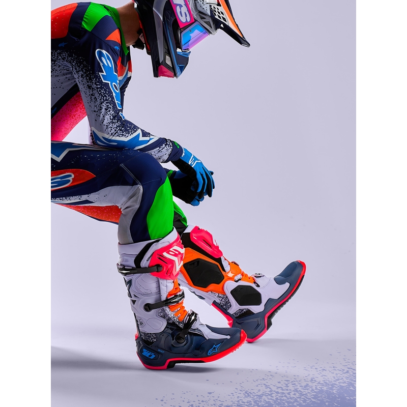 Alpinestars TECH 10 Limited Edition Records motokros čizme crne boje