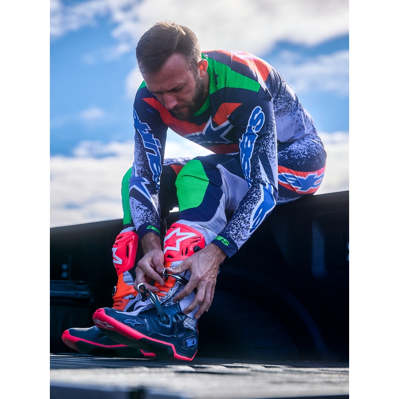 Alpinestars TECH 10 Limited Edition Records motokros čizme crne boje