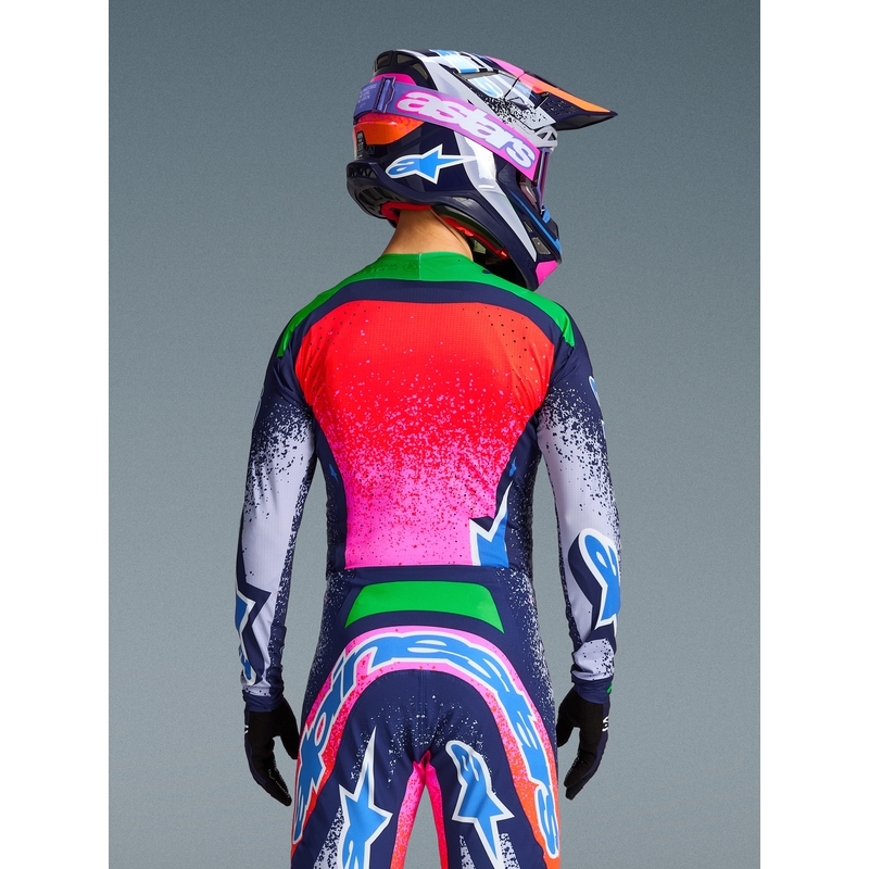 Alpinestars Supertech Limited Edition Records Motokros dres - sivi
