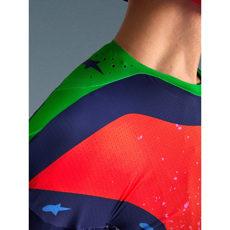 Alpinestars Supertech Limited Edition Records Motokros dres - sivi