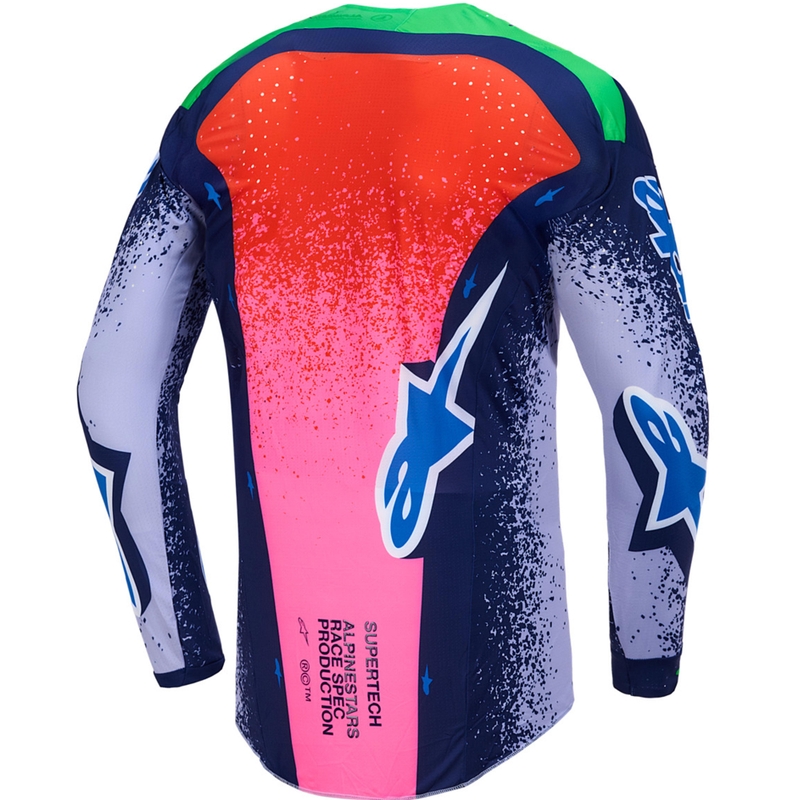 Alpinestars Supertech Limited Edition Records Motokros dres - sivi