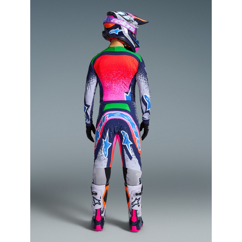 Alpinestars Supertech Limited Edition Records motokros hlače sive boje