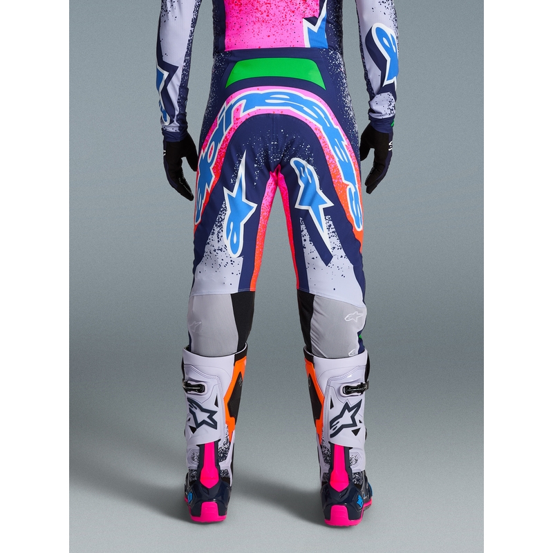 Alpinestars Supertech Limited Edition Records motokros hlače sive boje